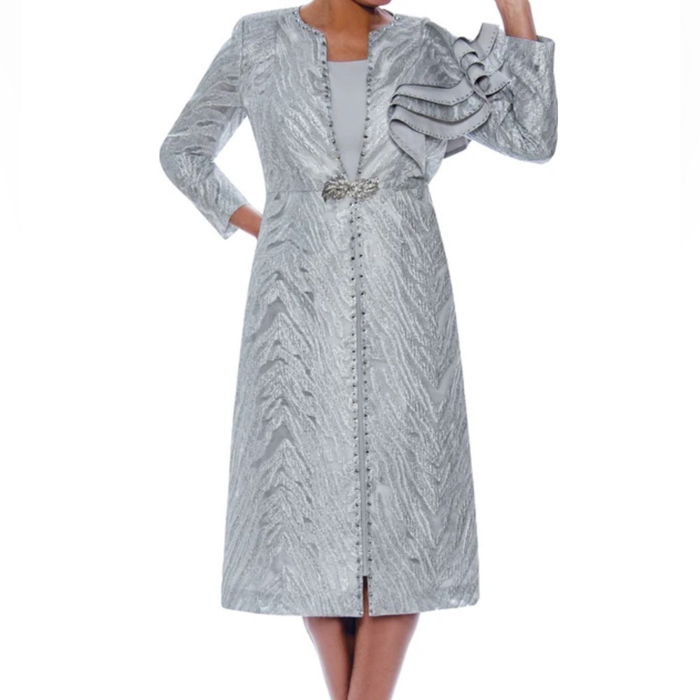 Zonya / Asho Ruffle Devine Queen Collar Jacket & Dress